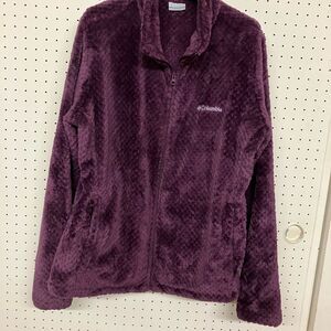 Columbia Women's Plush Purple Teddy Jacket